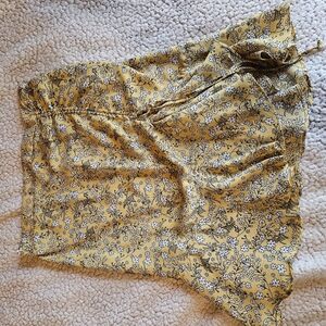 Floral Yellow Skirt